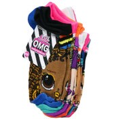 Wholesale - 6pk LOL OMG FIERCE STYLE NS SOCKS SIZE 6-8, UPC: 193159120351